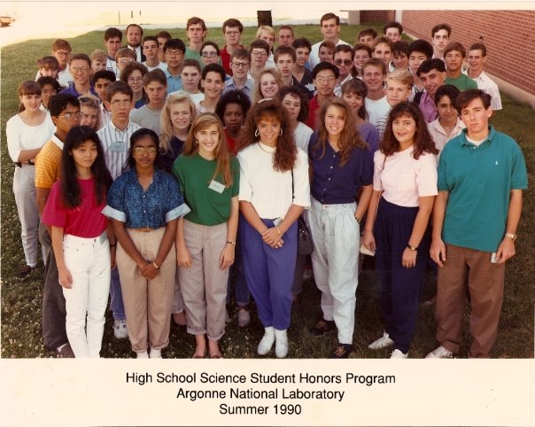 High School Science Student Honors Program Argonne National Laboratory Summer 1990