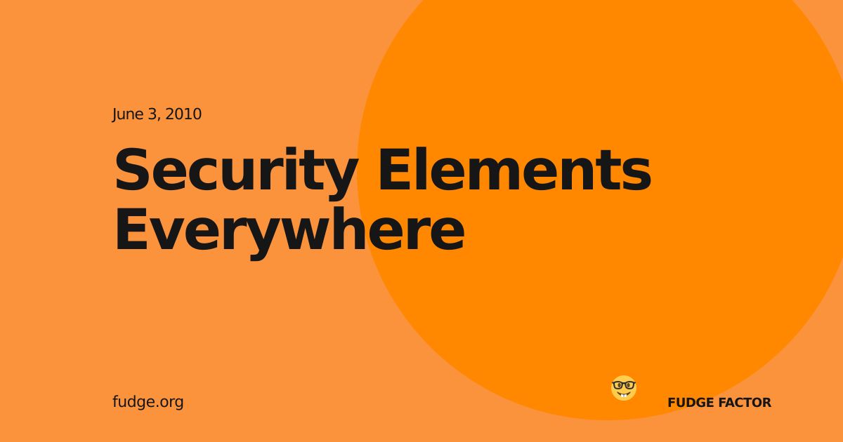 Security Elements Everywhere